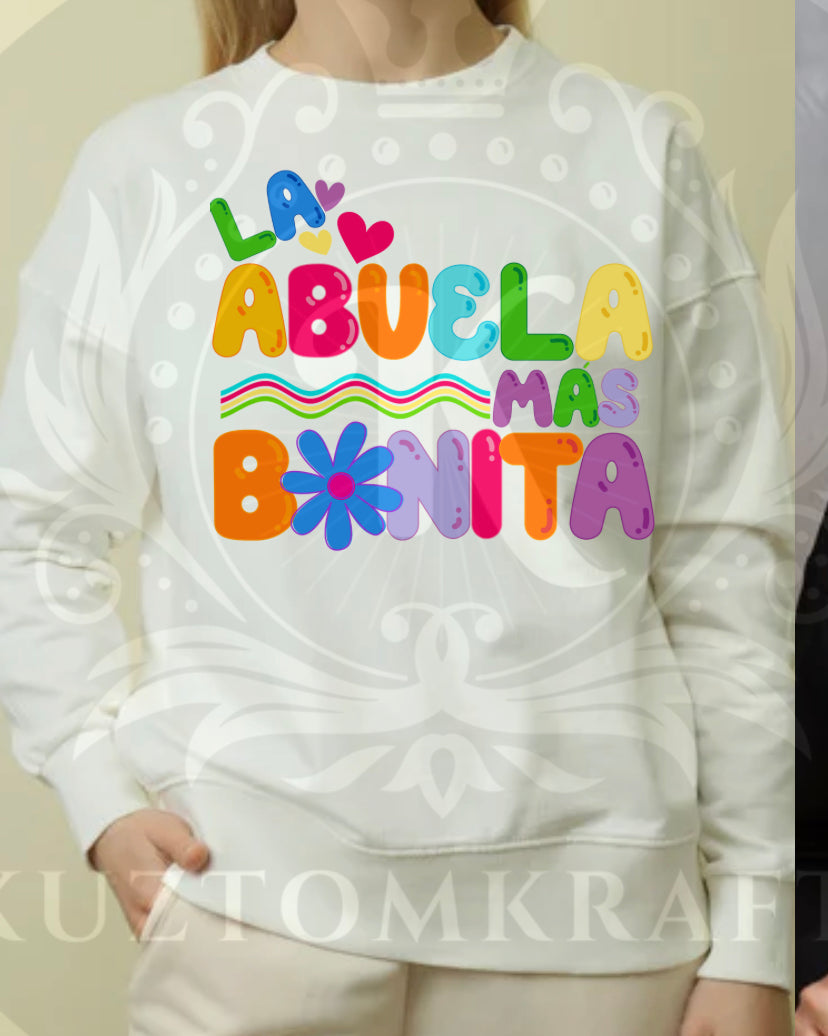 La abuela DTF transfer