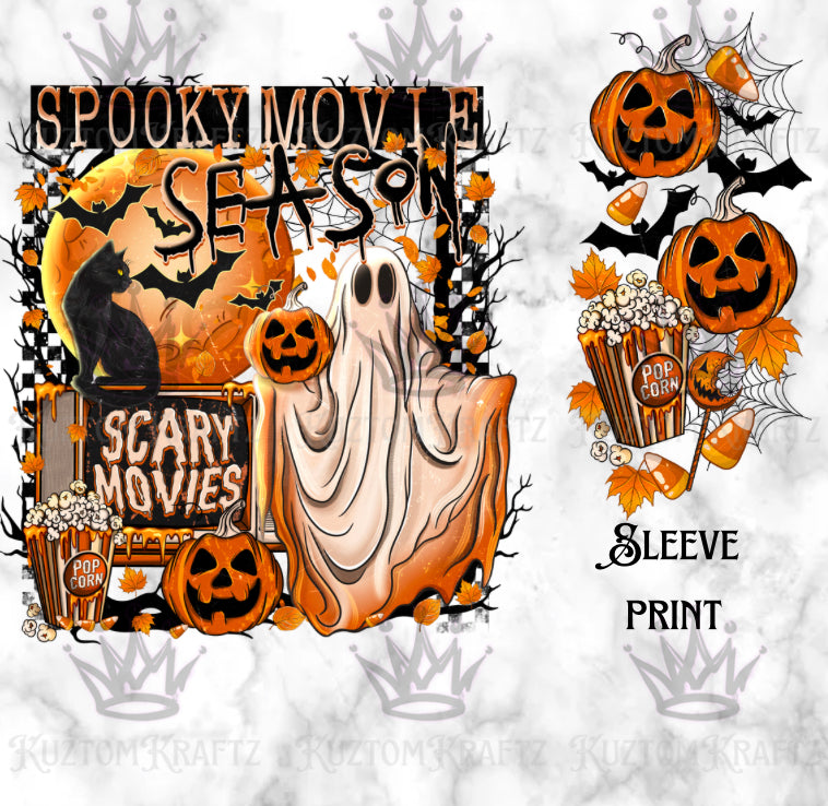 Spooky movie 2 with sleeve DTF transfer