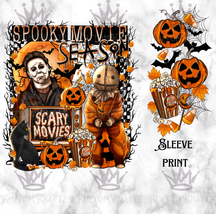 Spooky movie 1 with sleeve DTF transfer