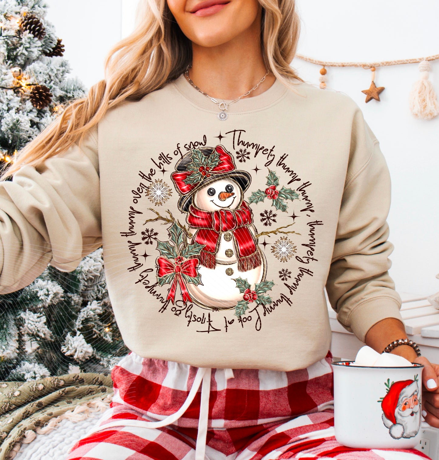 SNOWMAN CHRISTMAS DTF TRANSFERS
