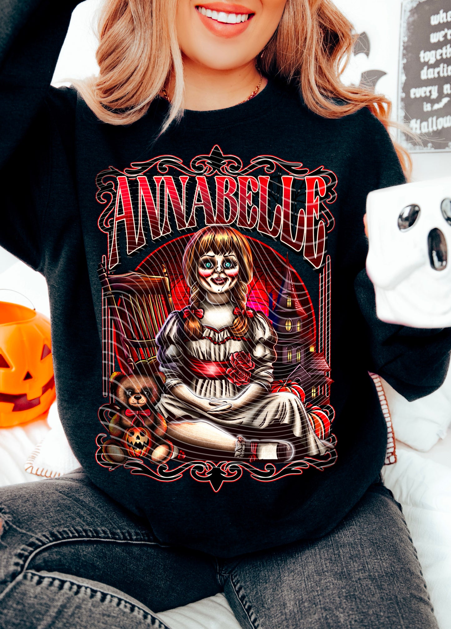 SPOOKY DOLL DTF TRANFERS