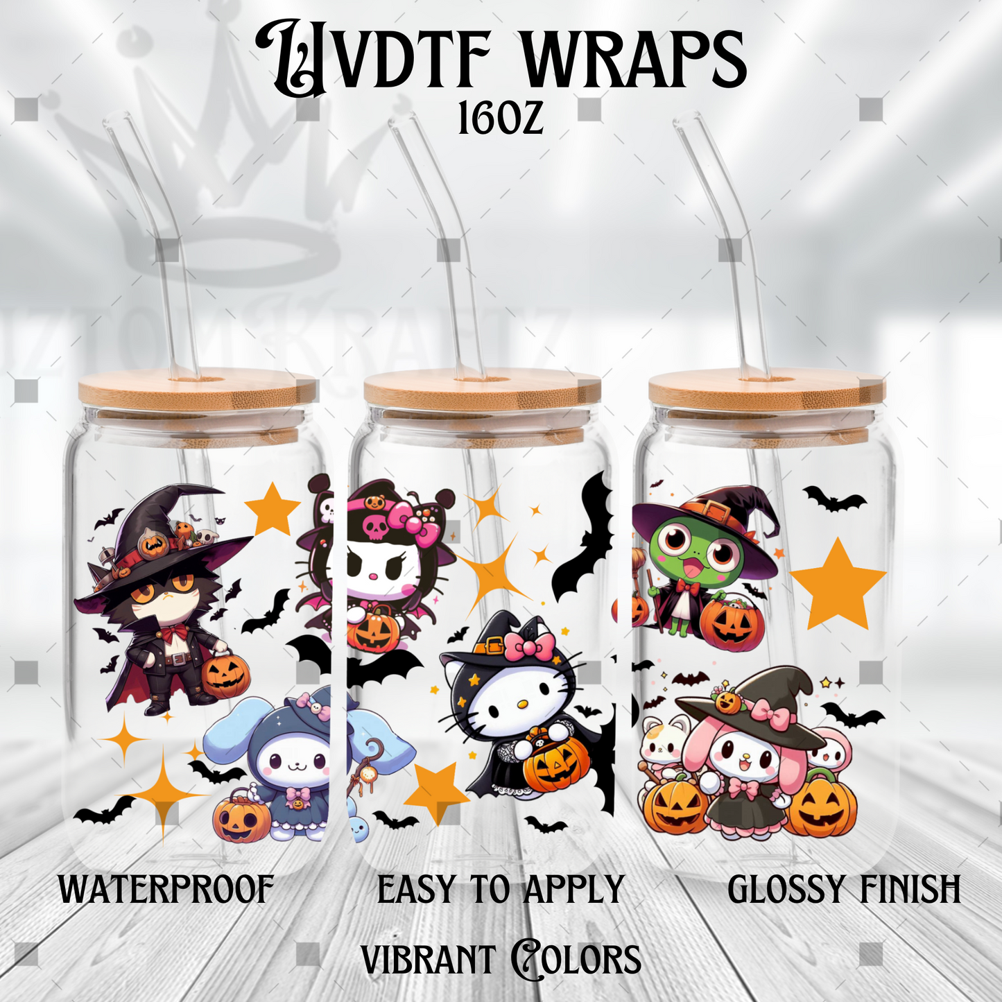 hello kitty and friends in witch coustumes