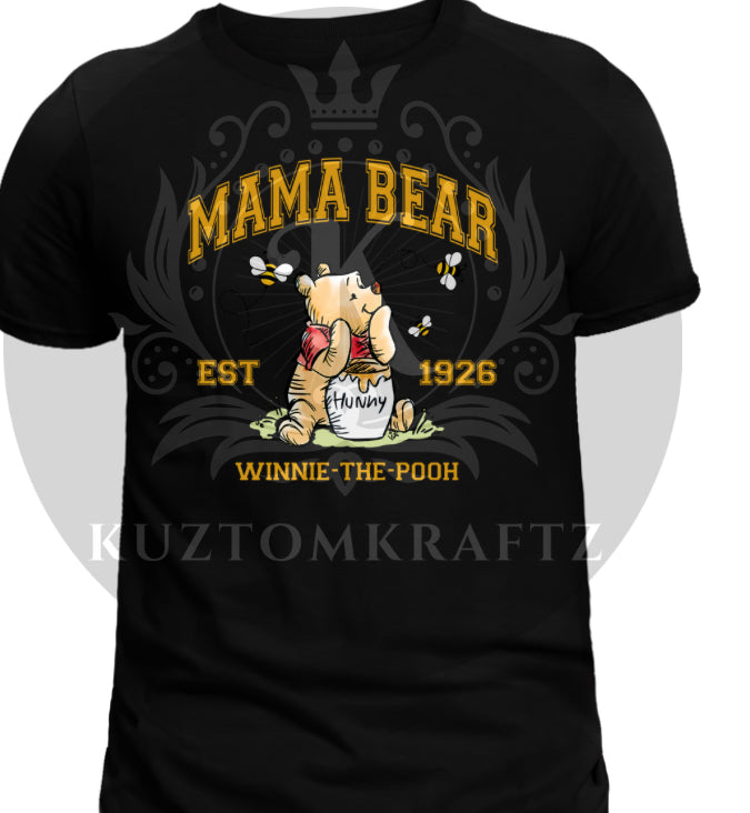 Mama bear DTF transfers