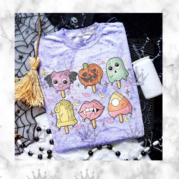 Popsicle characters DTF transfers ￼