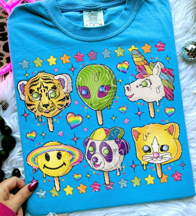 Rainbow, Lisa DTF transfers
