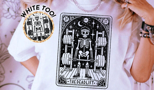 Tarot card, deadlifting in Black
