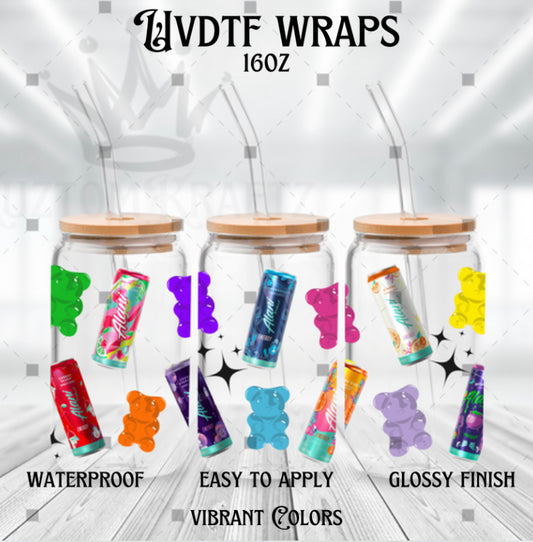 Cute energy drinks 16oz wrap
