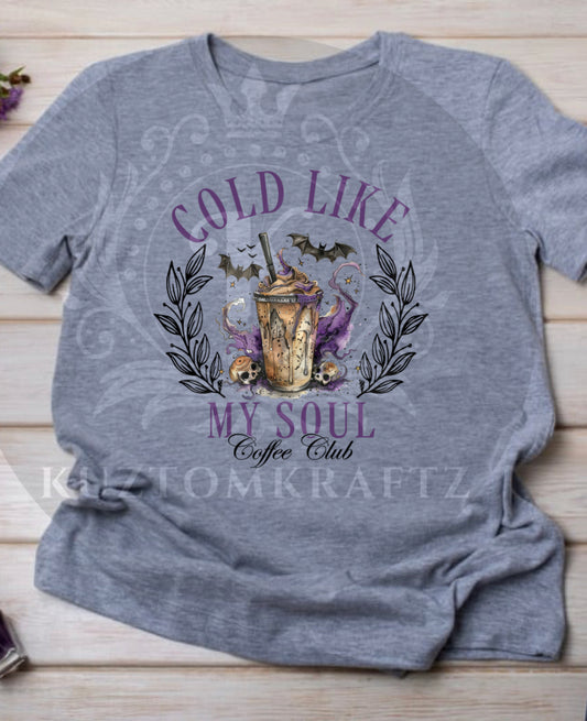 Cold like my soul dtf transfers