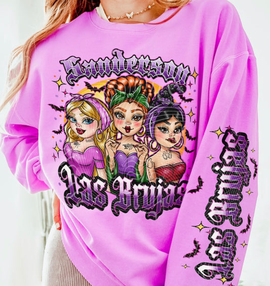 Las Brujas with sleeve or pocket prints