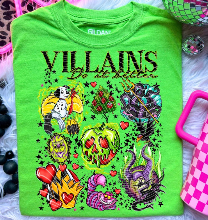 Villain mashup DTF transfers