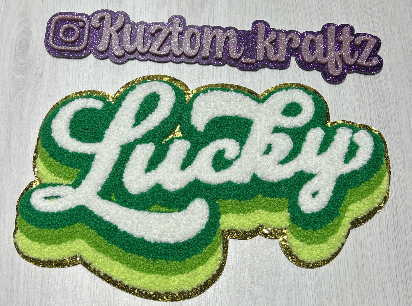 LUCKY CHENILLE PATCHES