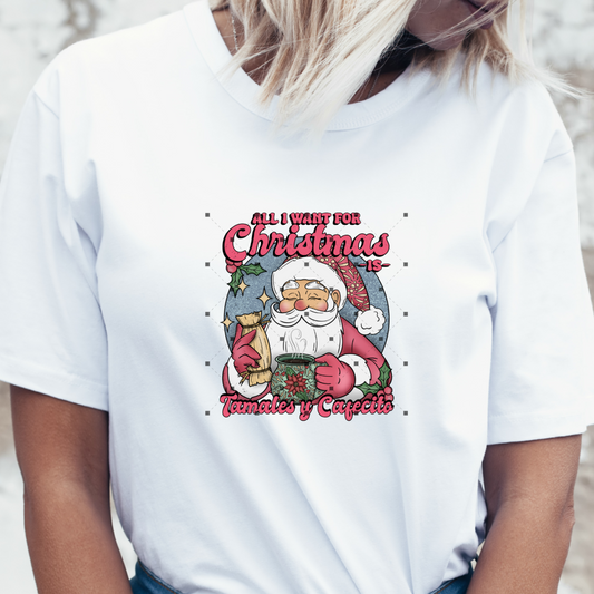 ALL I WANT FOR CHRISTMAS DTF TRANSFERS