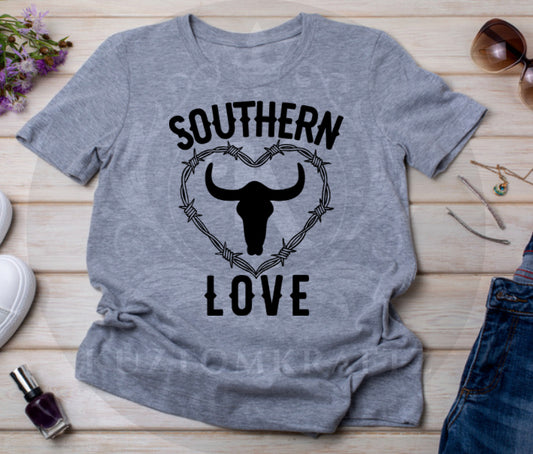 Southern love dtf transfer