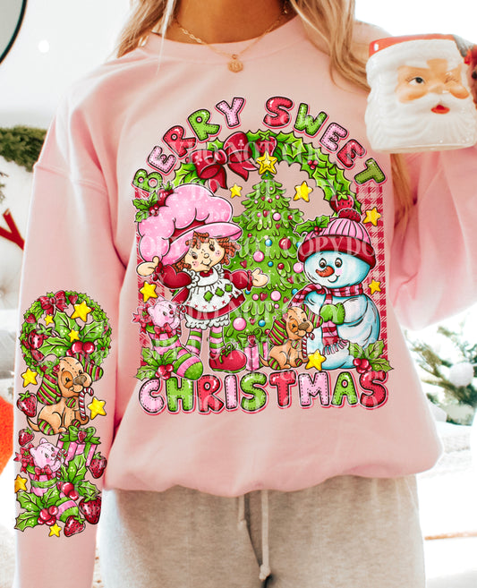 Berry sweet with sleeve DTF tansfers