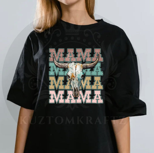 Mama western DTF transfer