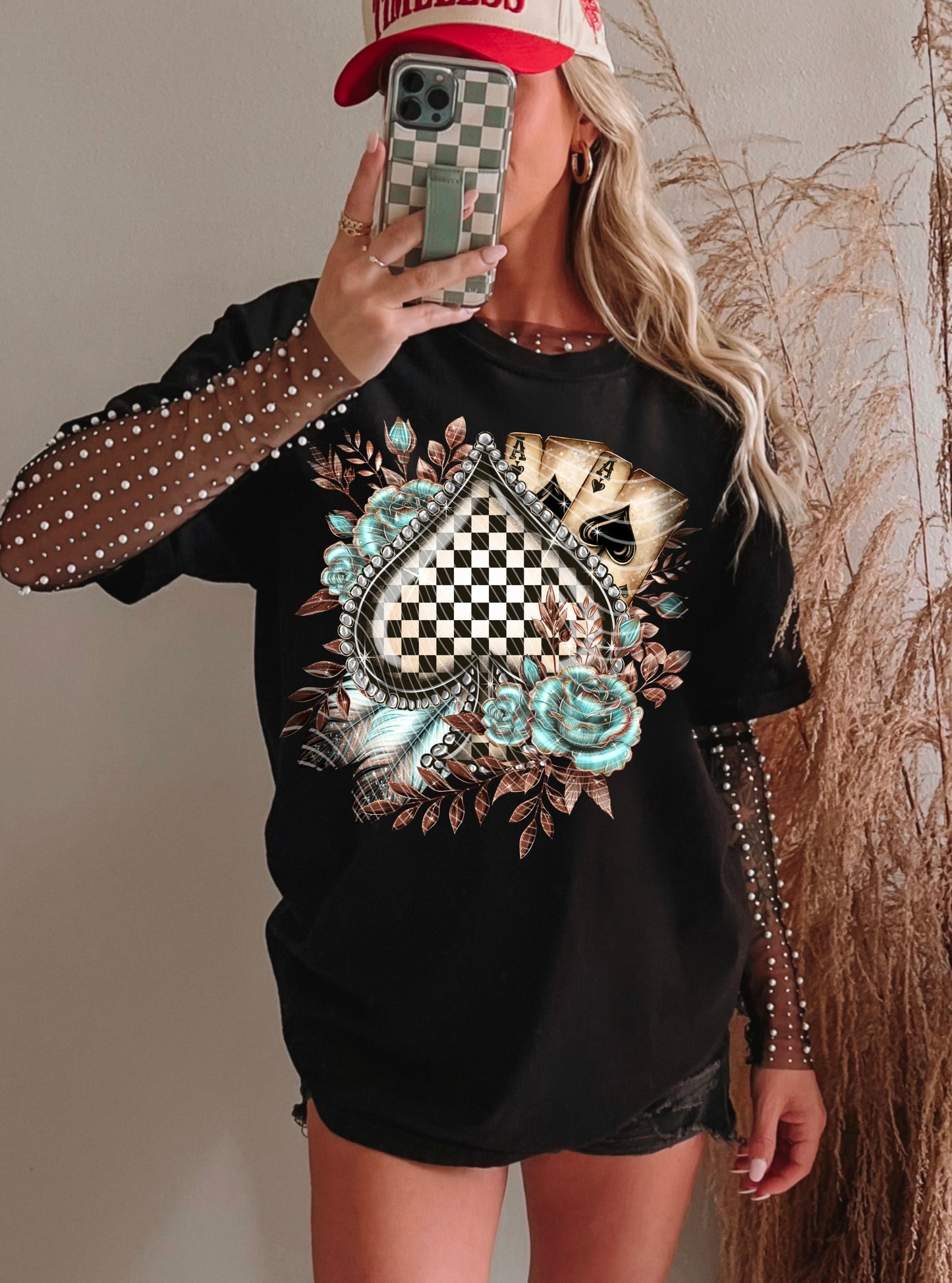 CHECKERED SPADE DTF TRANSFERS