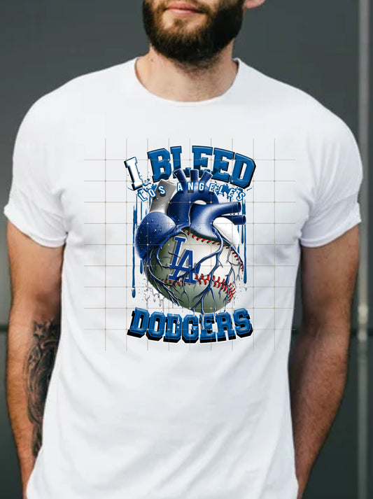 I BLEED DODGERS DTF TRANSFERS