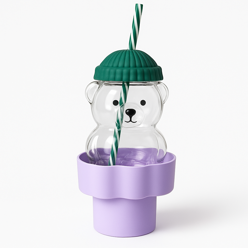 Inspired bear cupholder