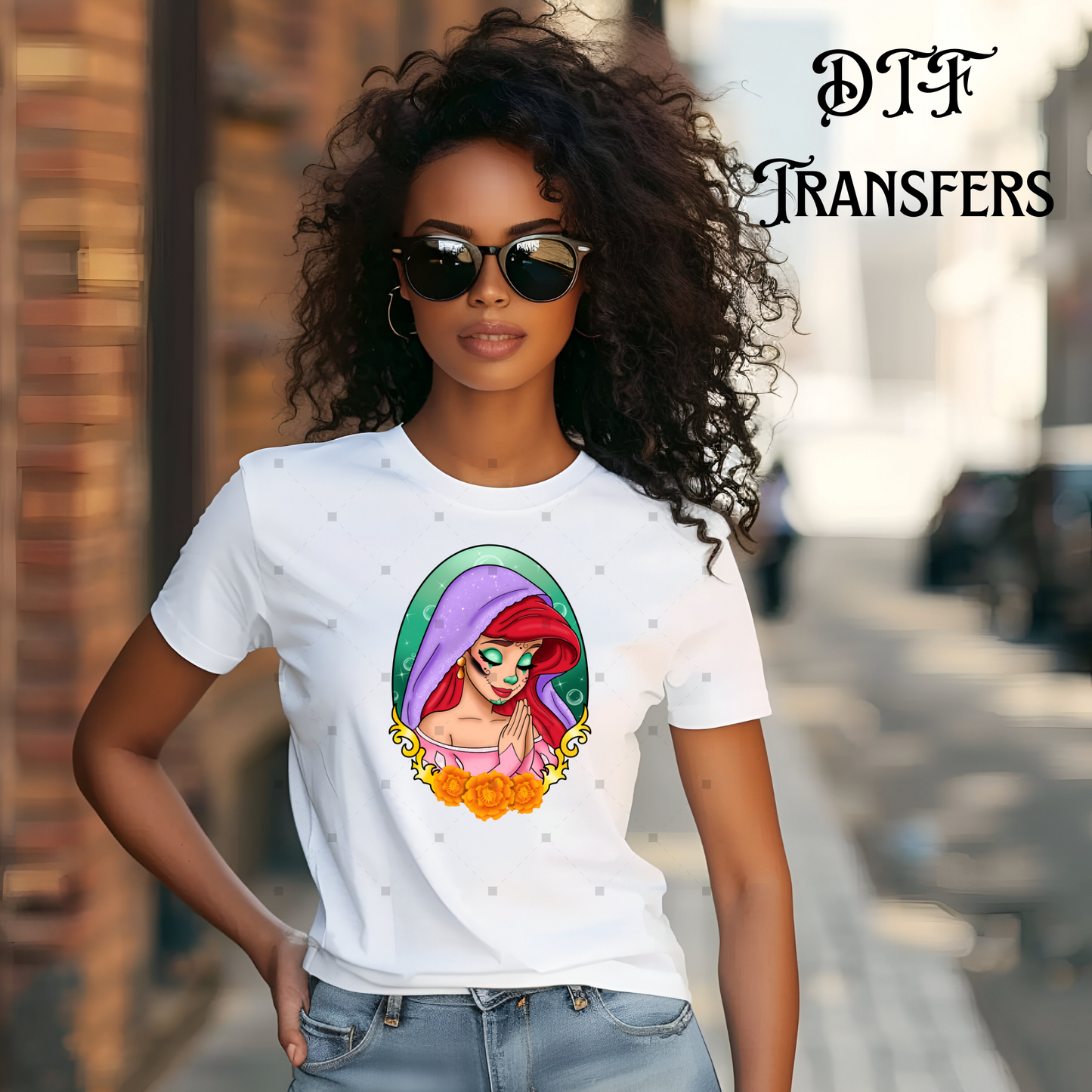 DAY OF THE DEAD PRINCESSES DTF TRANSFERS