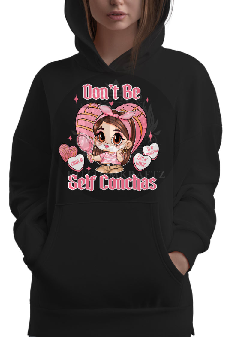 Glitter DTF don’t be self concha