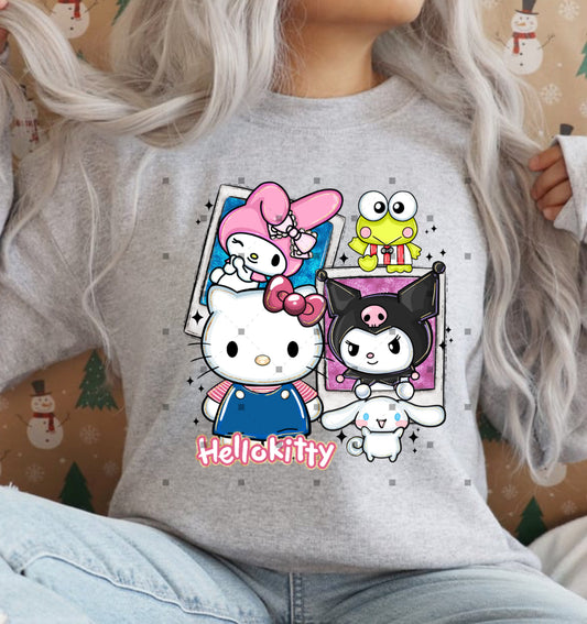 HELLO KITTY Polaroid DTF transfers