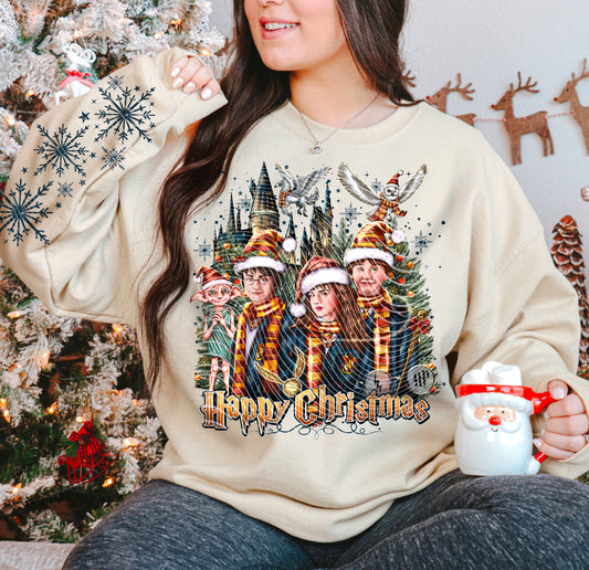 HAPPY CHRISTMAS 2 DTF TRANSFERS
