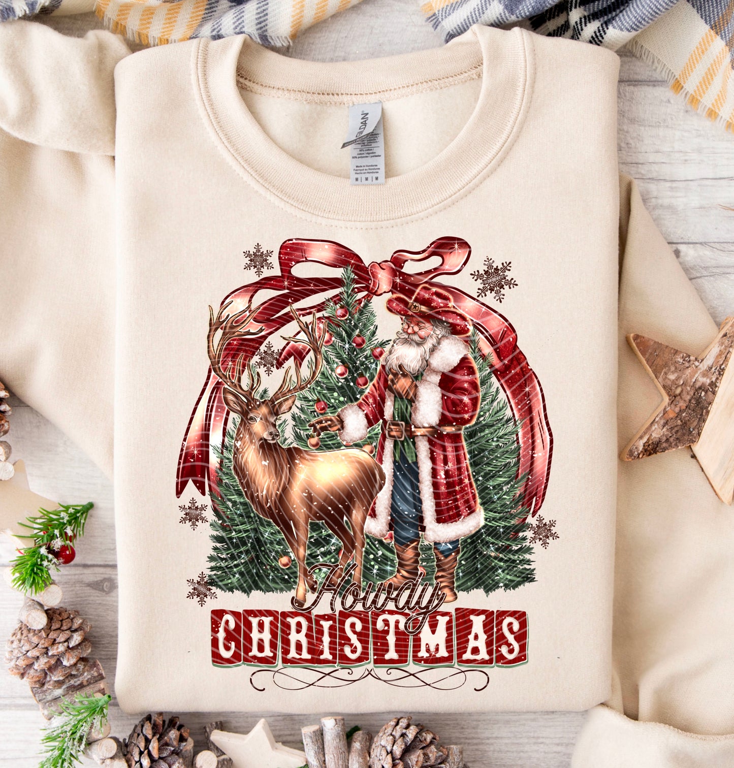 HOWDY CHRISTMAS DTF TRANSFERS
