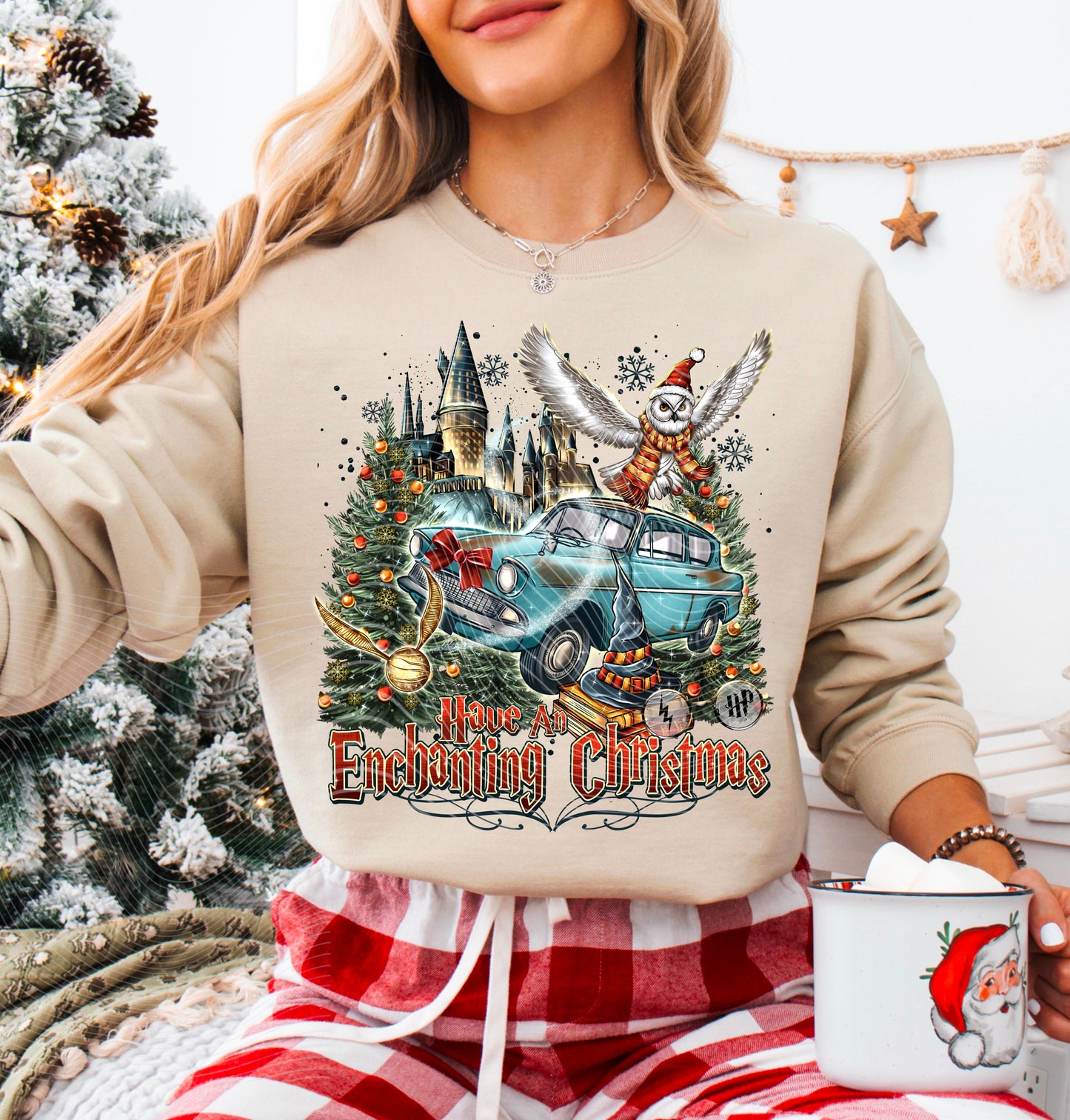 HAVE A ENCHANTING CHRISTMAS DTF TRANFERS