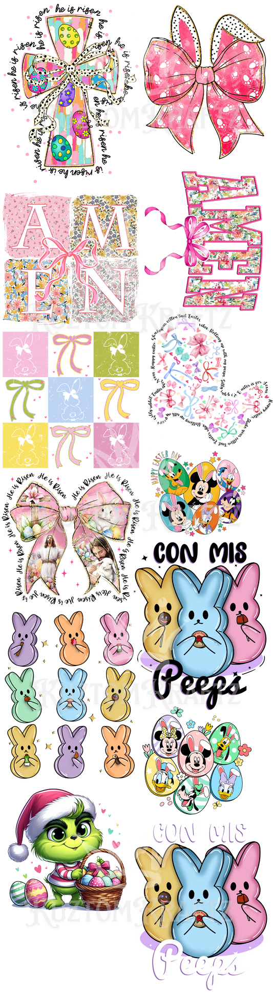 EASTER PREMADE GANGSHEET 1