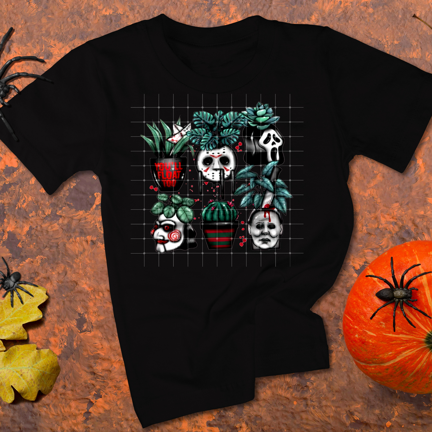 Horror Planters DTF transfers